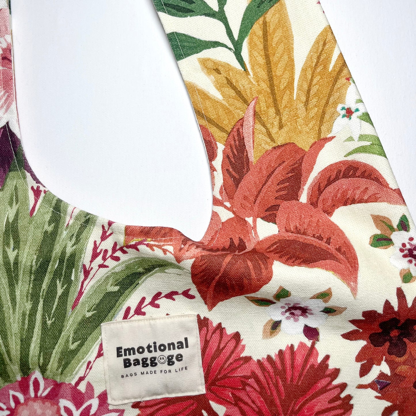 Emotional Baggage Shopper – Canvas Floral