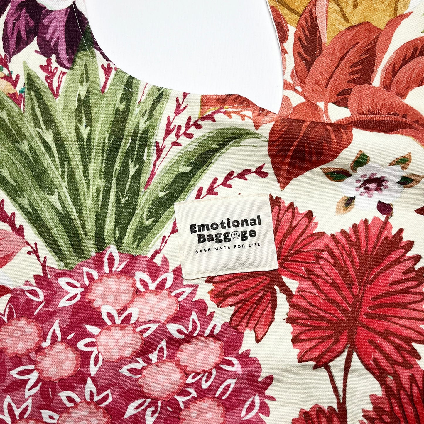 Emotional Baggage Shopper – Canvas Floral