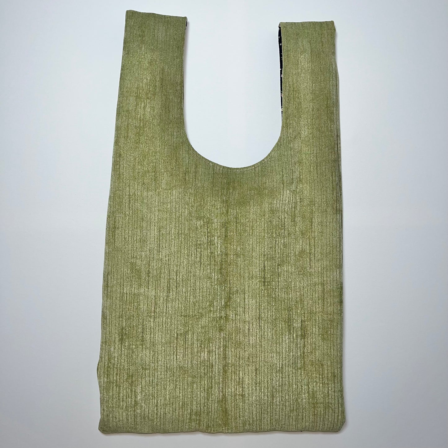 Emotional Baggage Shopper – Green Corduroy