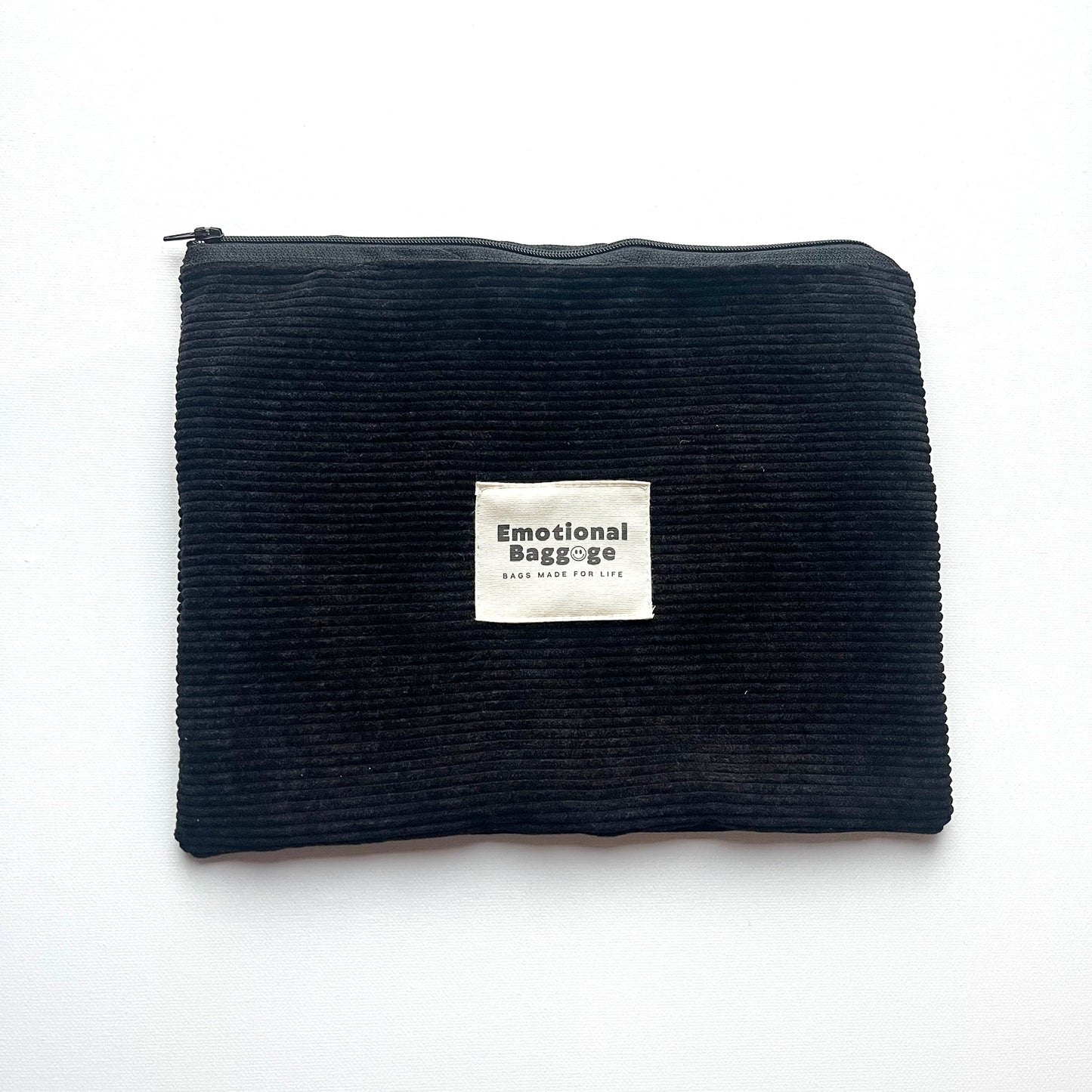 Emotional Baggage Zipper Bag – Black Cord