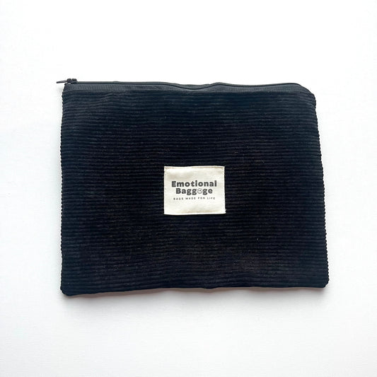 Emotional Baggage Zipper Bag – Black Cord