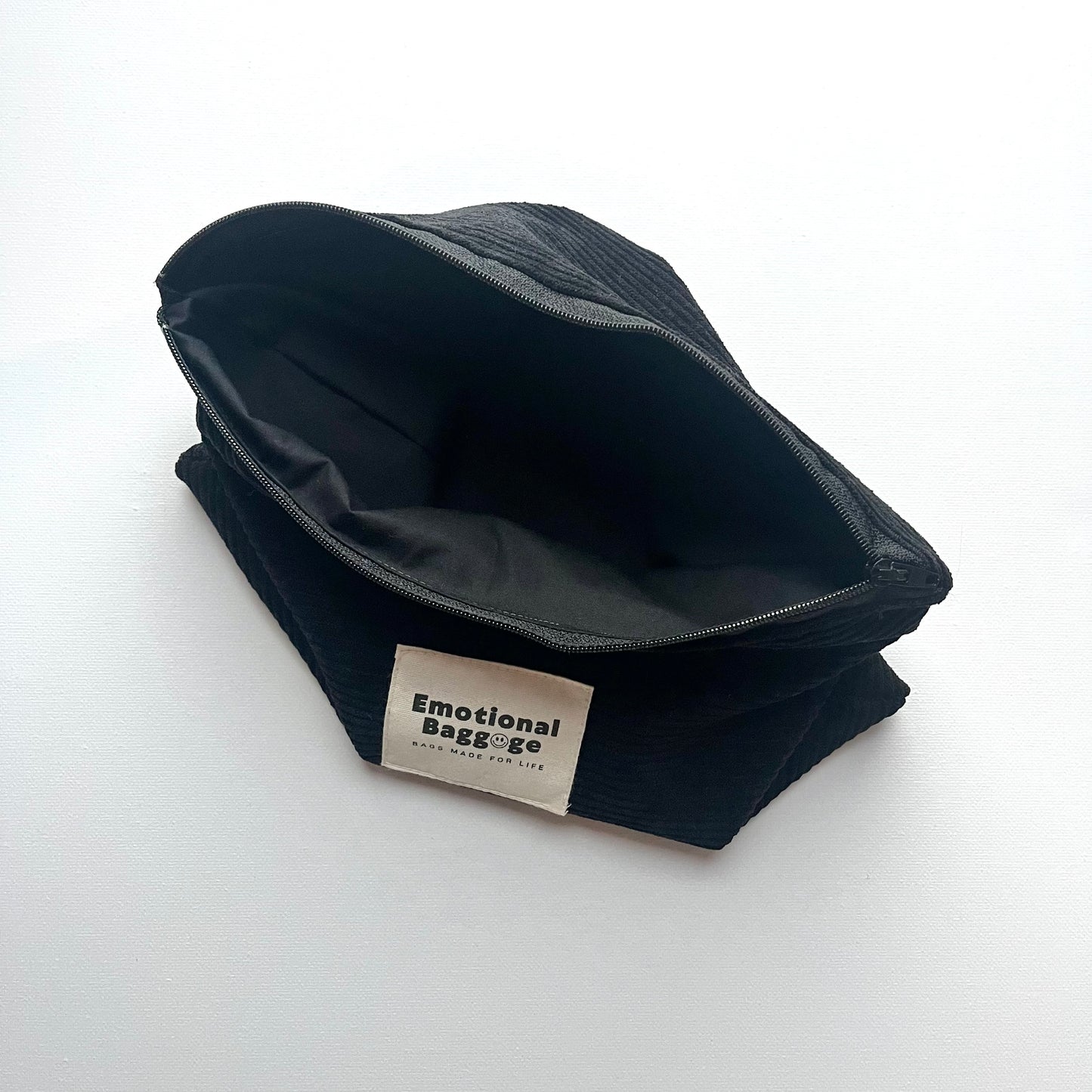 Emotional Baggage Zipper Bag – Black Cord