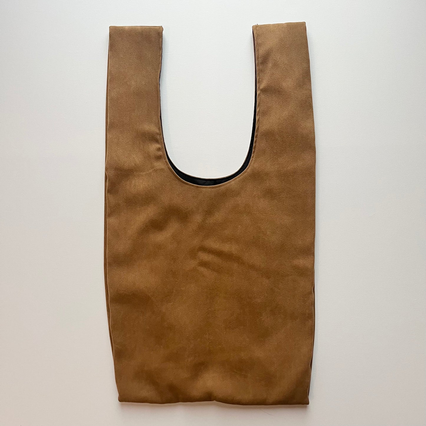 Emotional Baggage Shopper – Brown Suede