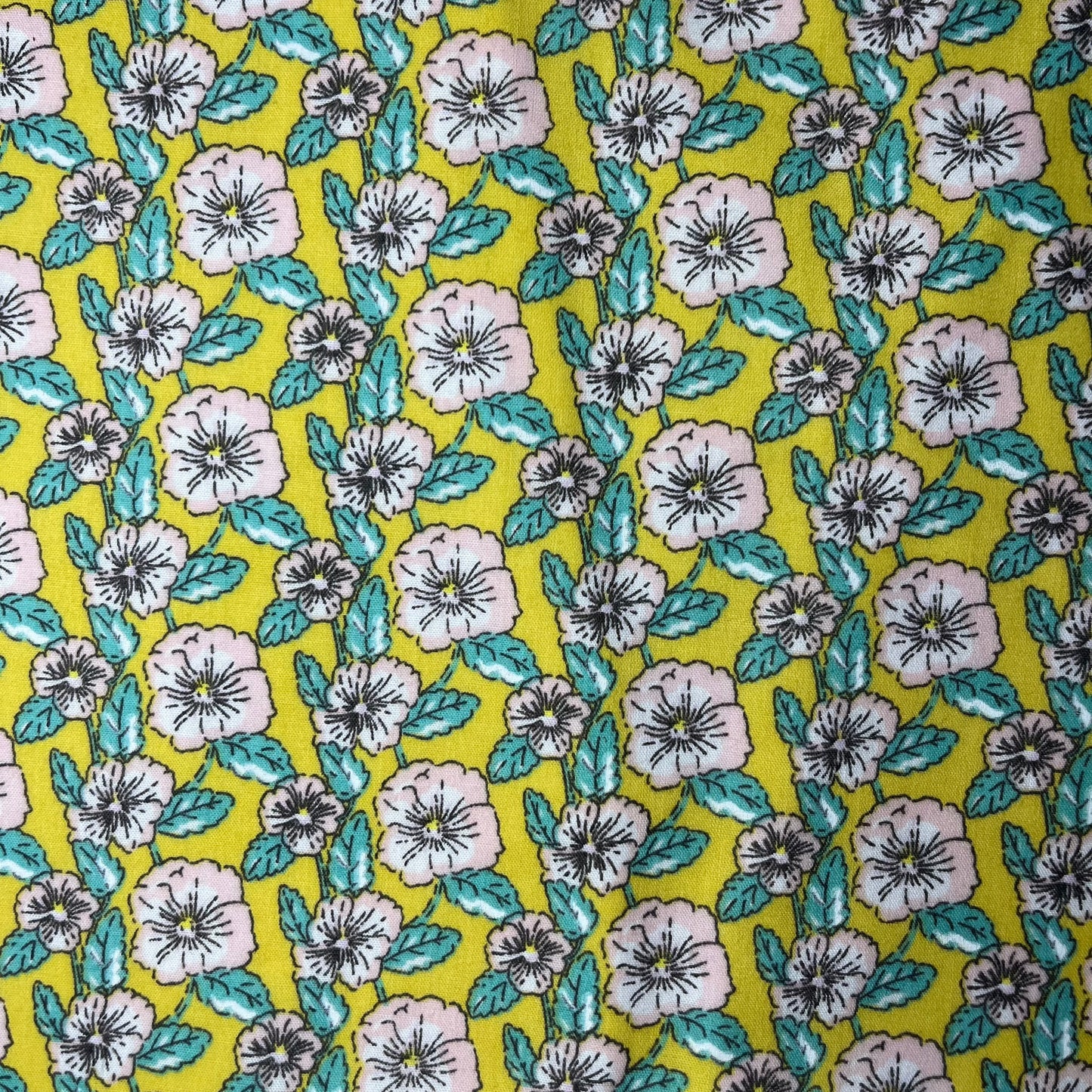 Emotional Baggage Shopper – Yellow & Pink Vintage-Inspired