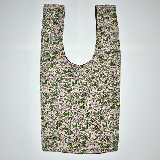 Emotional Baggage Shopper – Pink Daisy Print