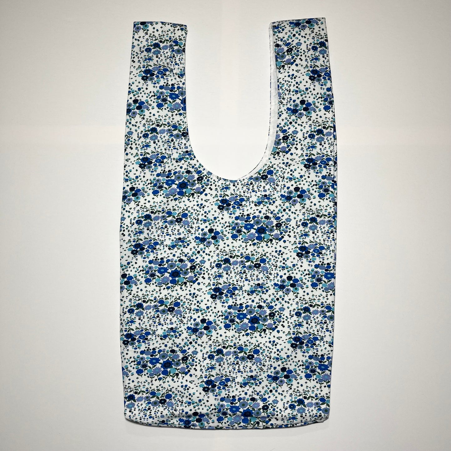 Emotional Baggage Shopper – Blue Ditsy Floral