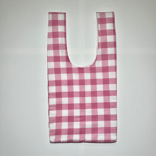 Emotional Baggage Shopper – Pink Gingham