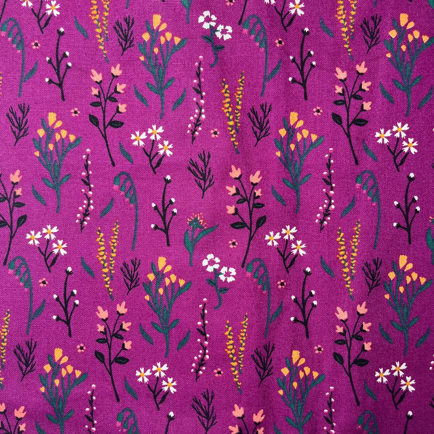 Emotional Baggage Shopper – Purple Woodland Floral