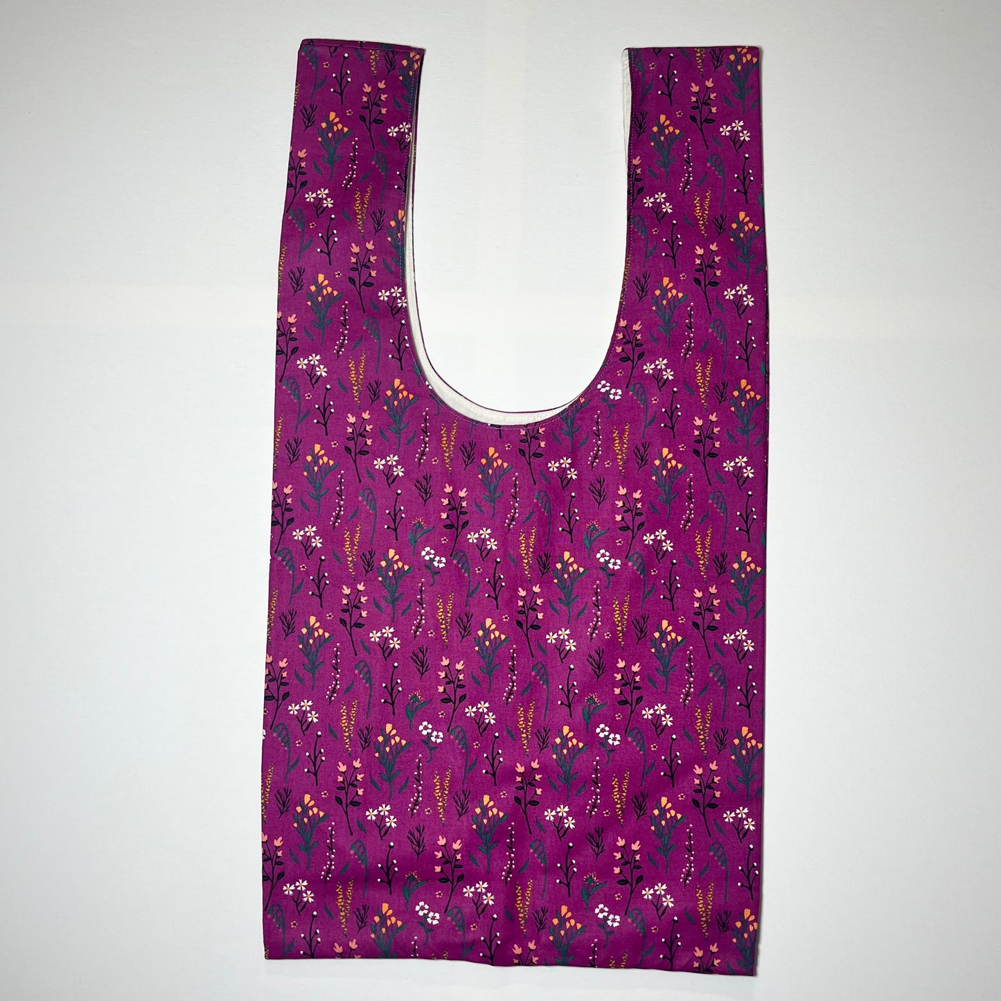 Emotional Baggage Shopper – Purple Woodland Floral
