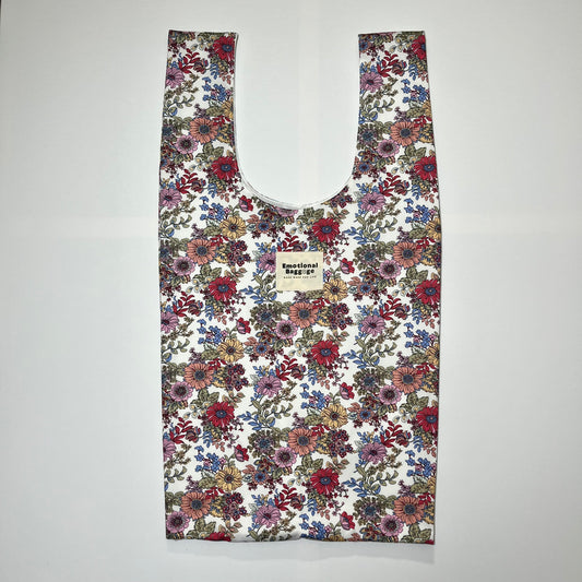 Emotional Baggage Shopper – Bold Illustrated Floral
