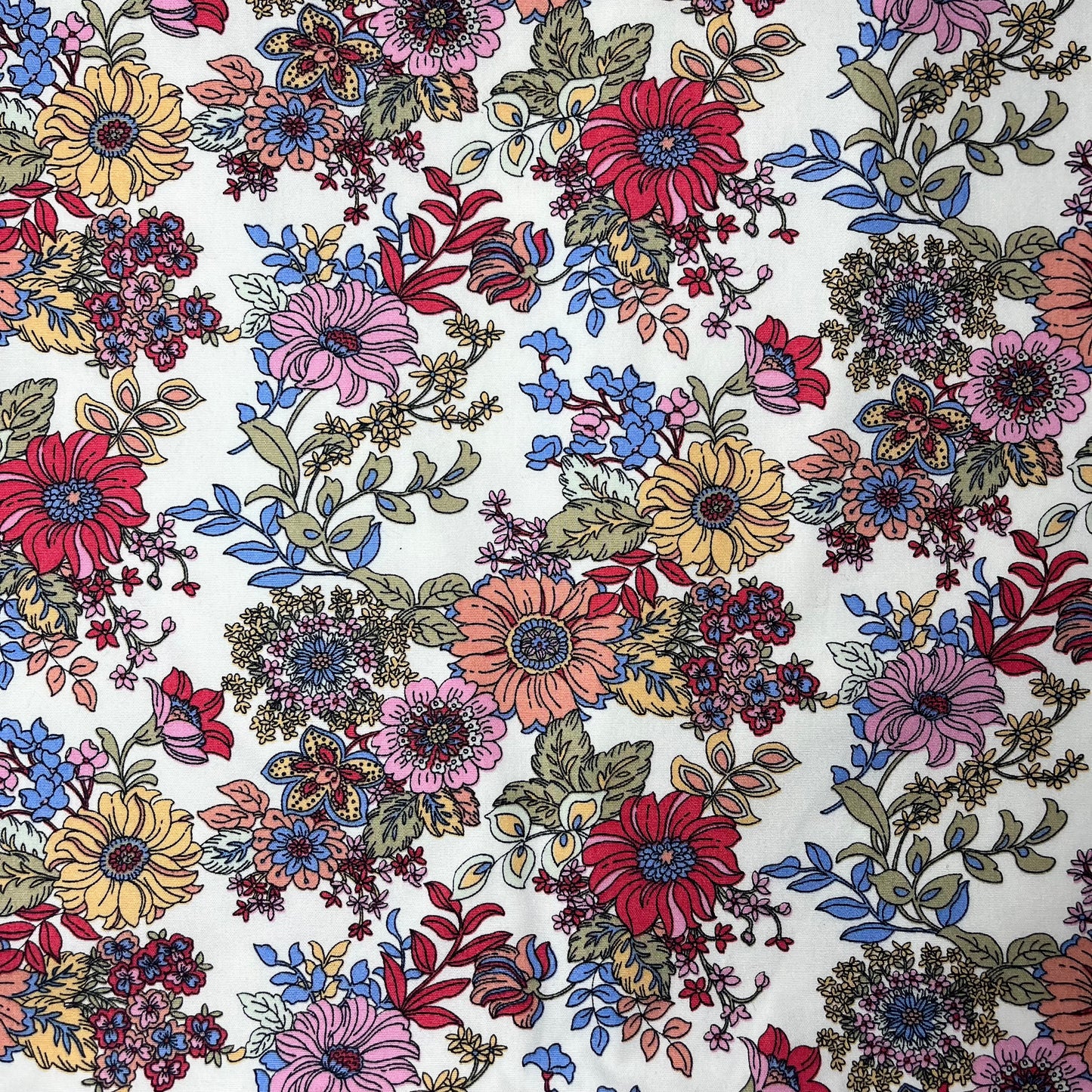 Emotional Baggage Shopper – Bold Illustrated Floral