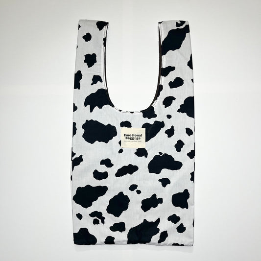 Emotional Baggage Shopper – Cow Print