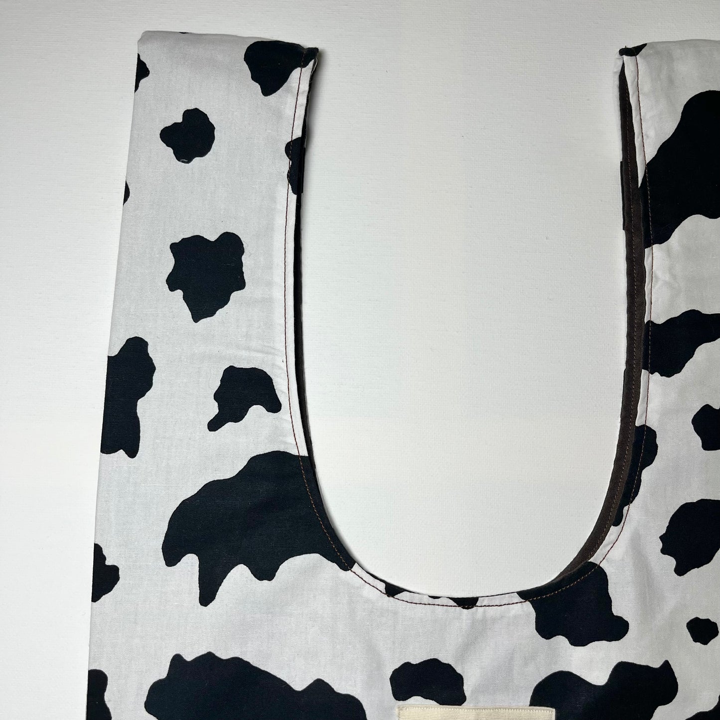 Emotional Baggage Shopper – Cow Print