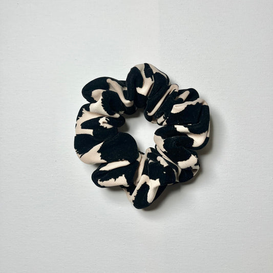 Emotional Baggage Scrunchie - Velvet Mono Print