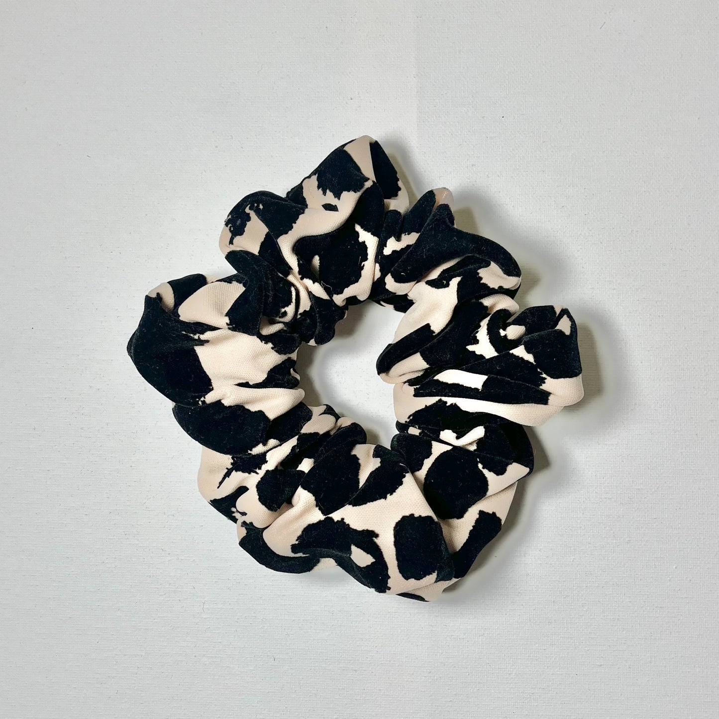 Emotional Baggage Scrunchie - Velvet Mono Print