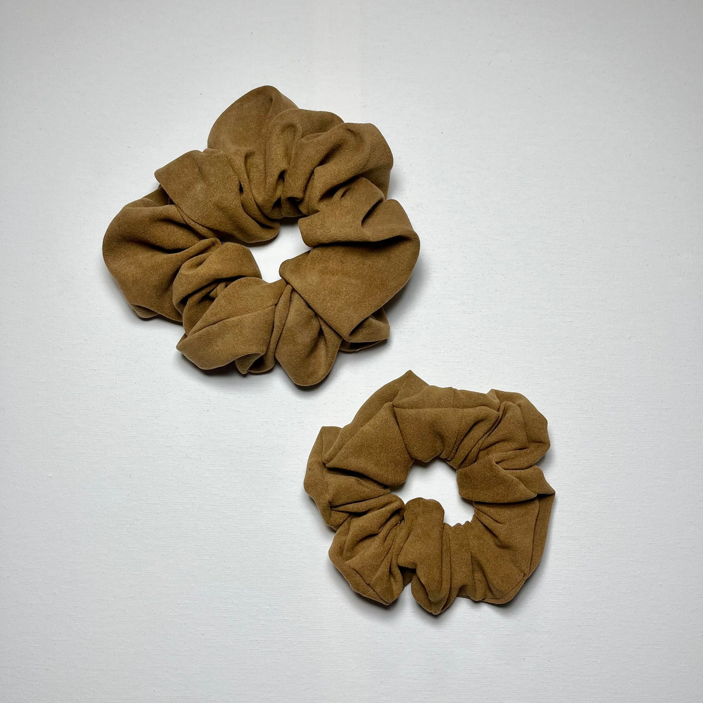 Emotional Baggage Scrunchie - Brown Suede