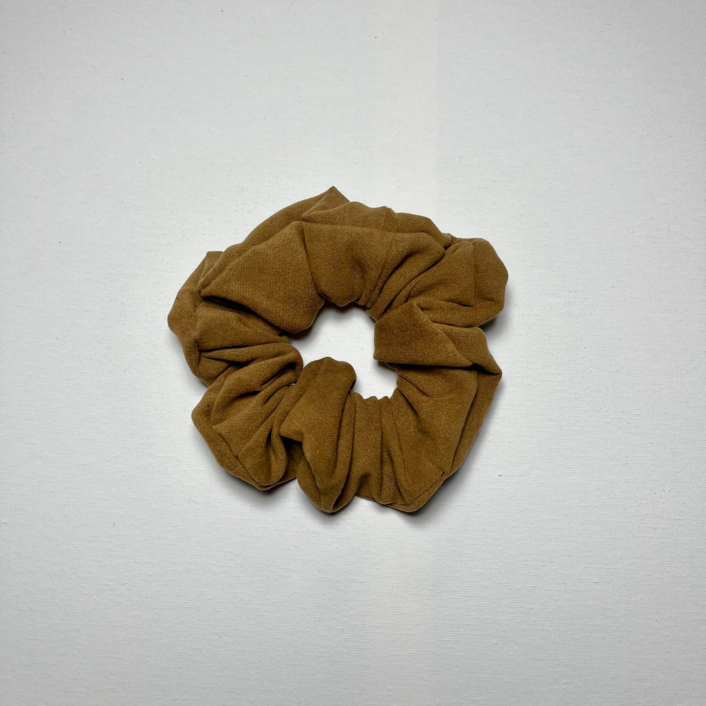 Emotional Baggage Scrunchie - Brown Suede