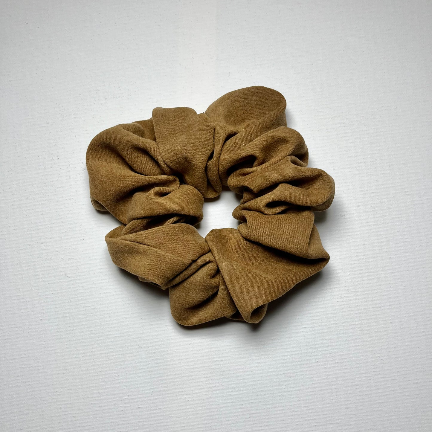 Emotional Baggage Scrunchie - Brown Suede