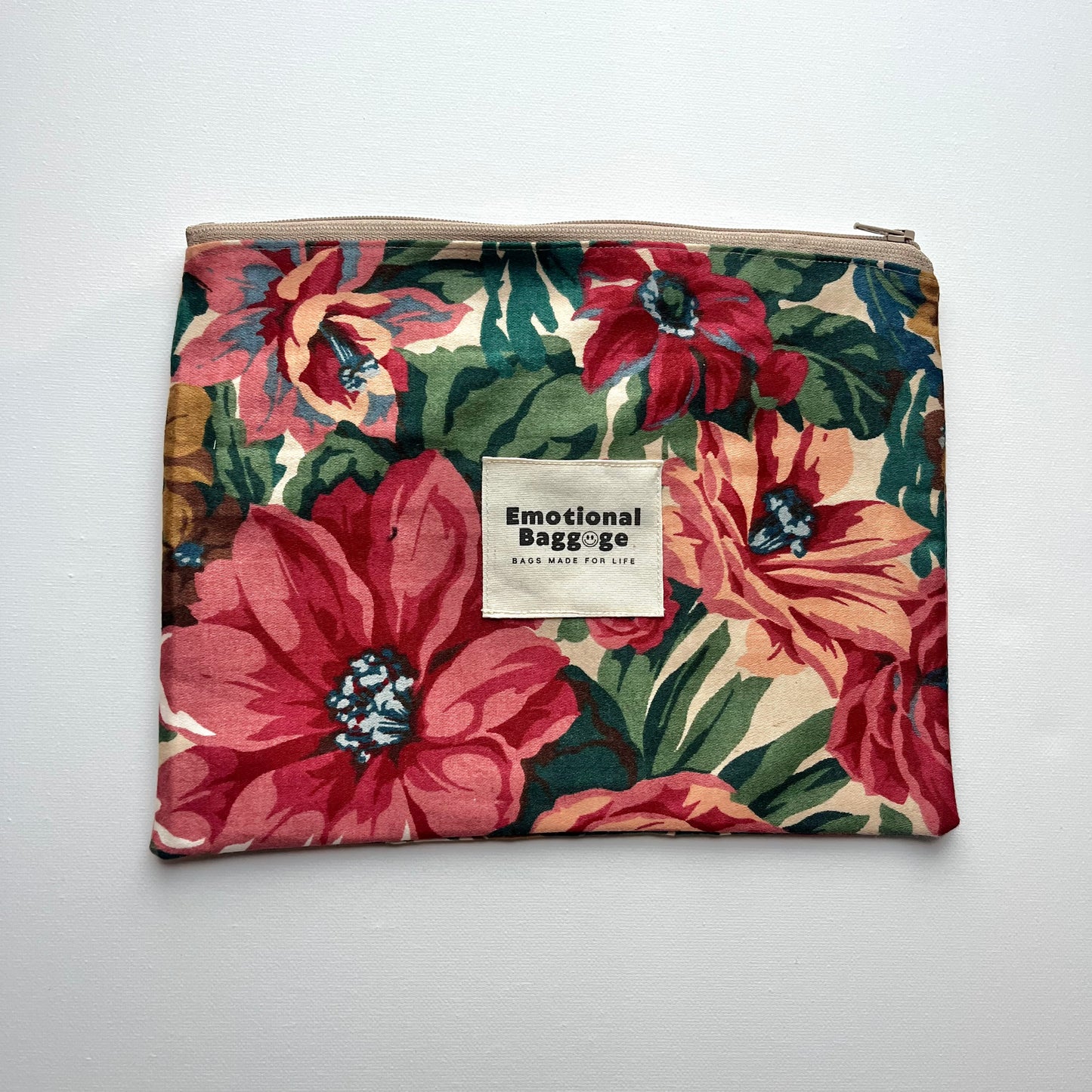 Emotional Baggage Zipper Bag – Vintage Floral