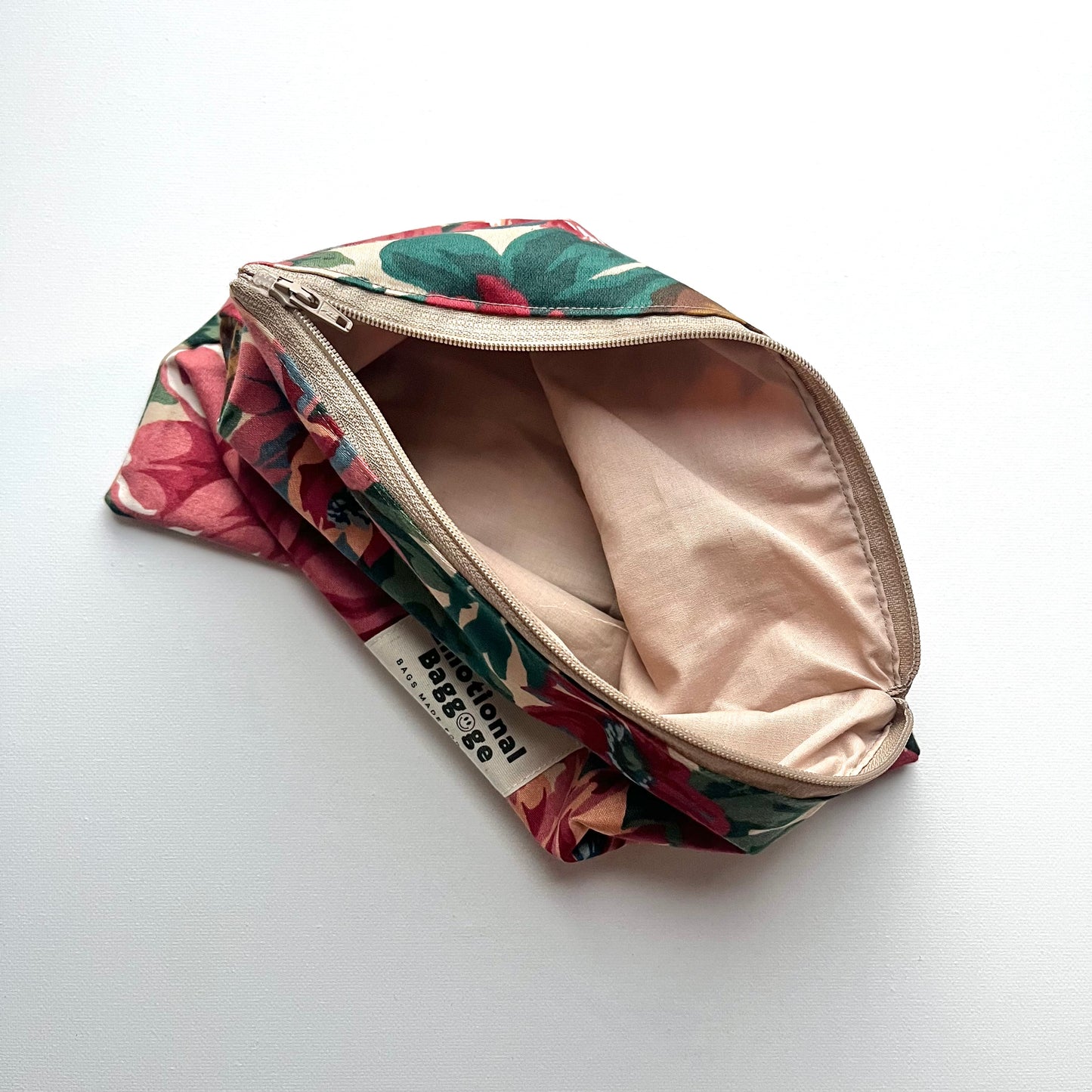 Emotional Baggage Zipper Bag – Vintage Floral