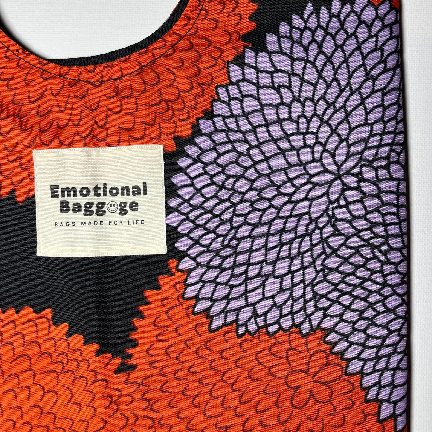 Emotional Baggage Shopper – Bold Floral Print