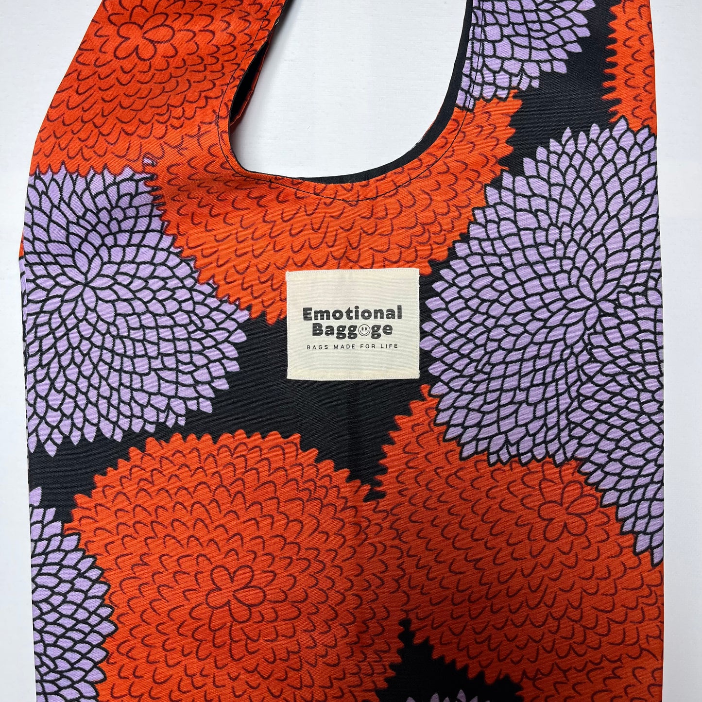 Emotional Baggage Shopper – Bold Floral Print